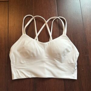 Lululemon Like a Cloud Longline Bra in White